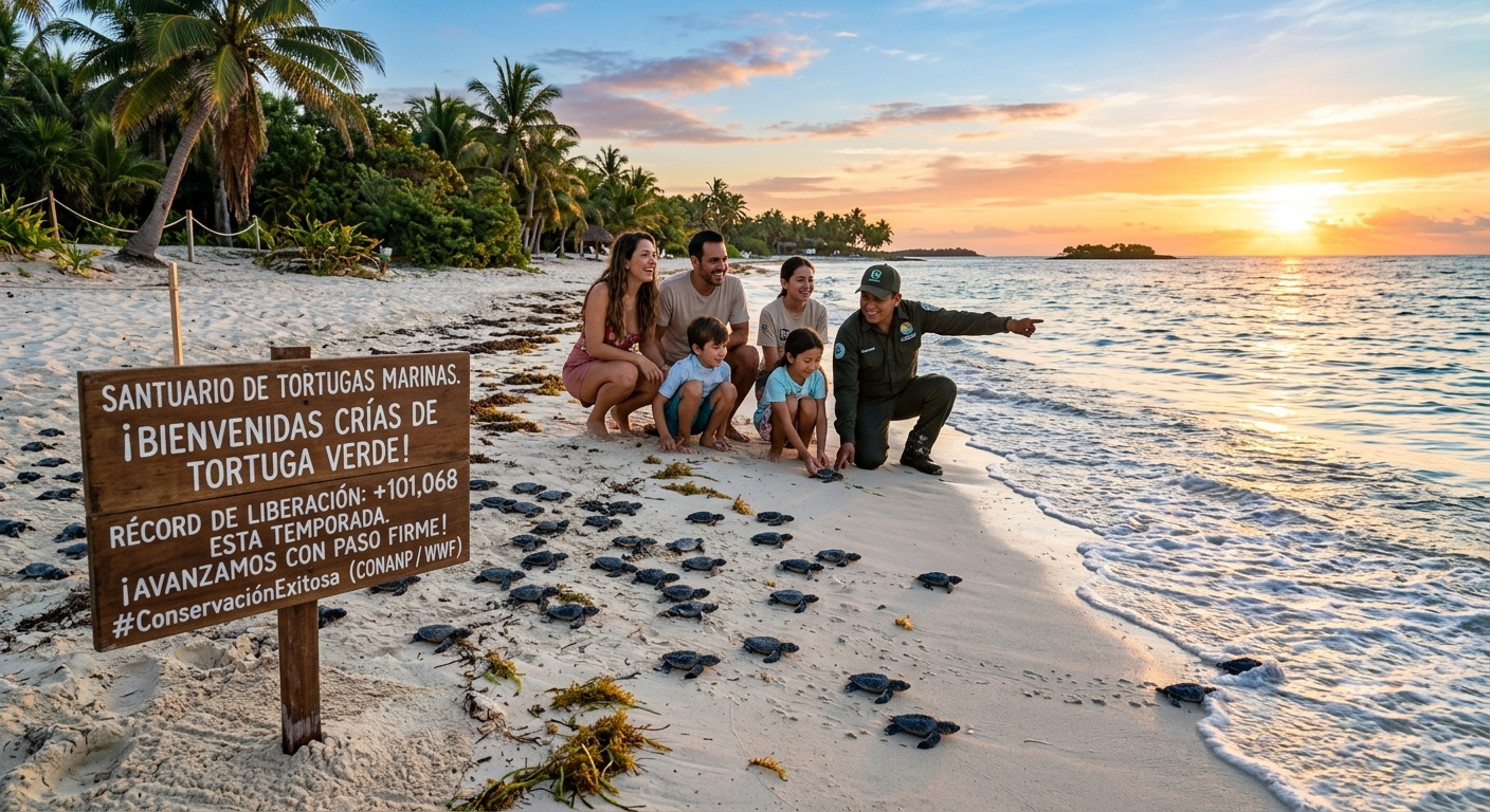 La Tortuga Marina Verde en México